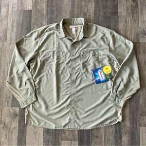 NWT RailRiders Madison River Insect Shield Shirt 
Men’s 2XL 
Green/Eucalyptus